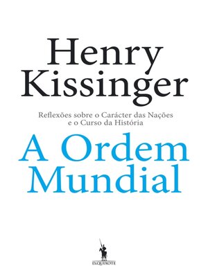 cover image of A Ordem Mundial